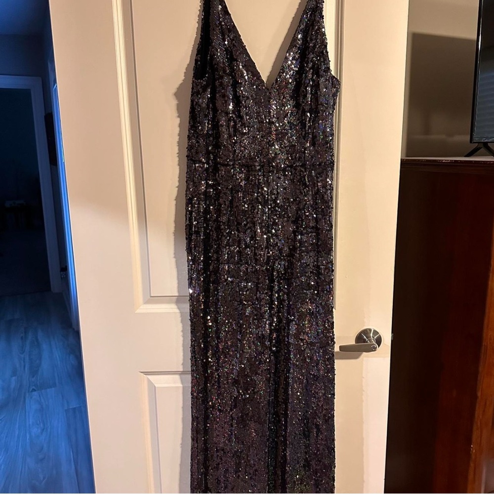 Sparkling Sequin Jumpsuit Gown
